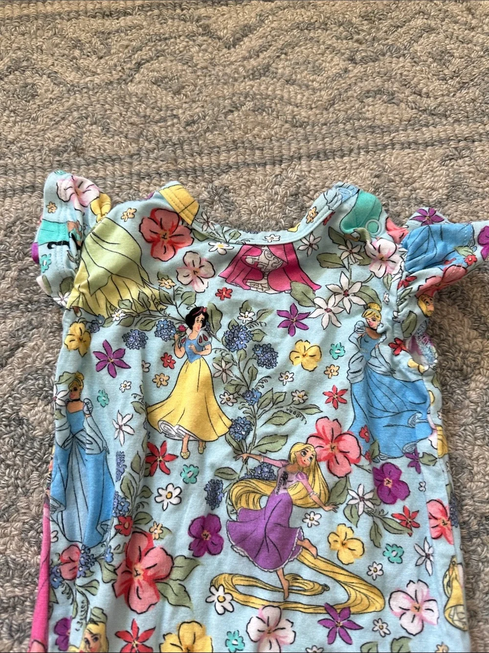 Posh Peanut Disney Princess romper size 3-6 months